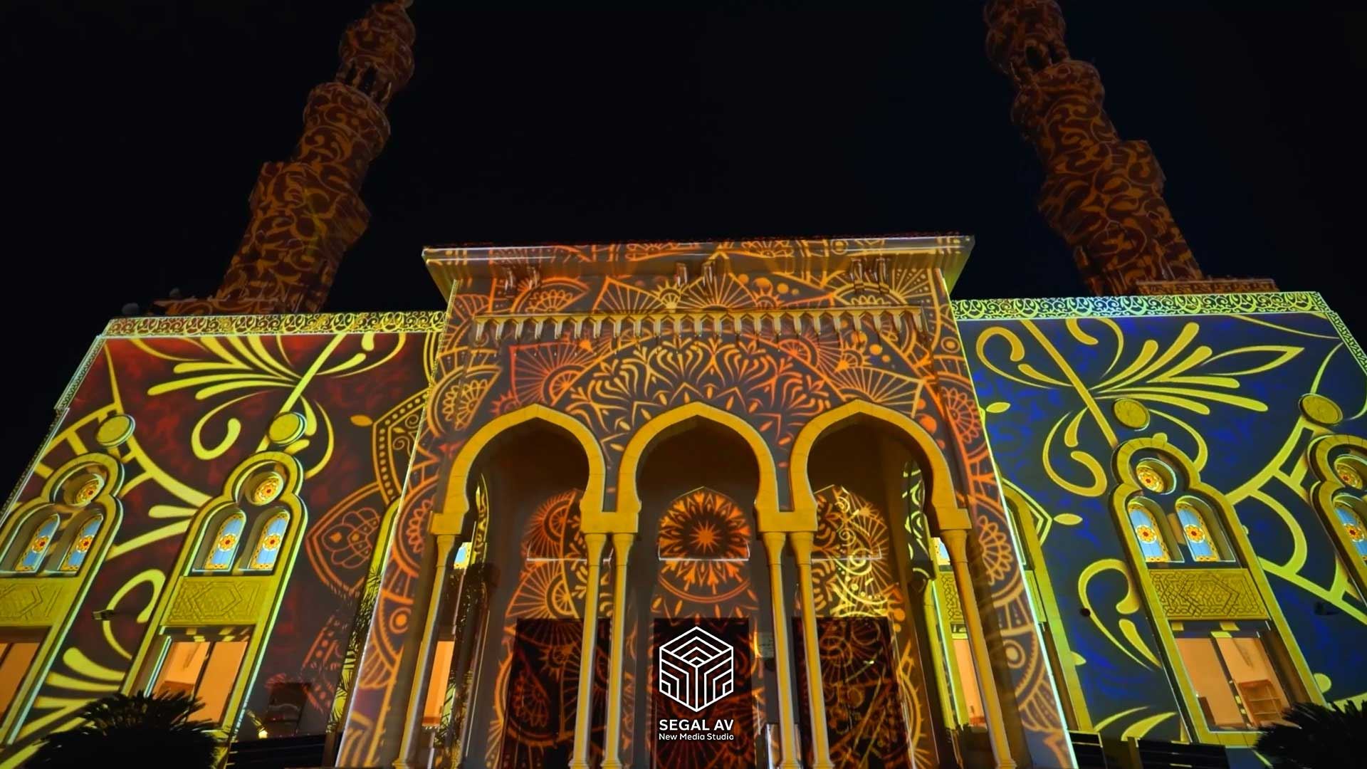 Dibba Mosque in Sharjah Light Festival 2023 