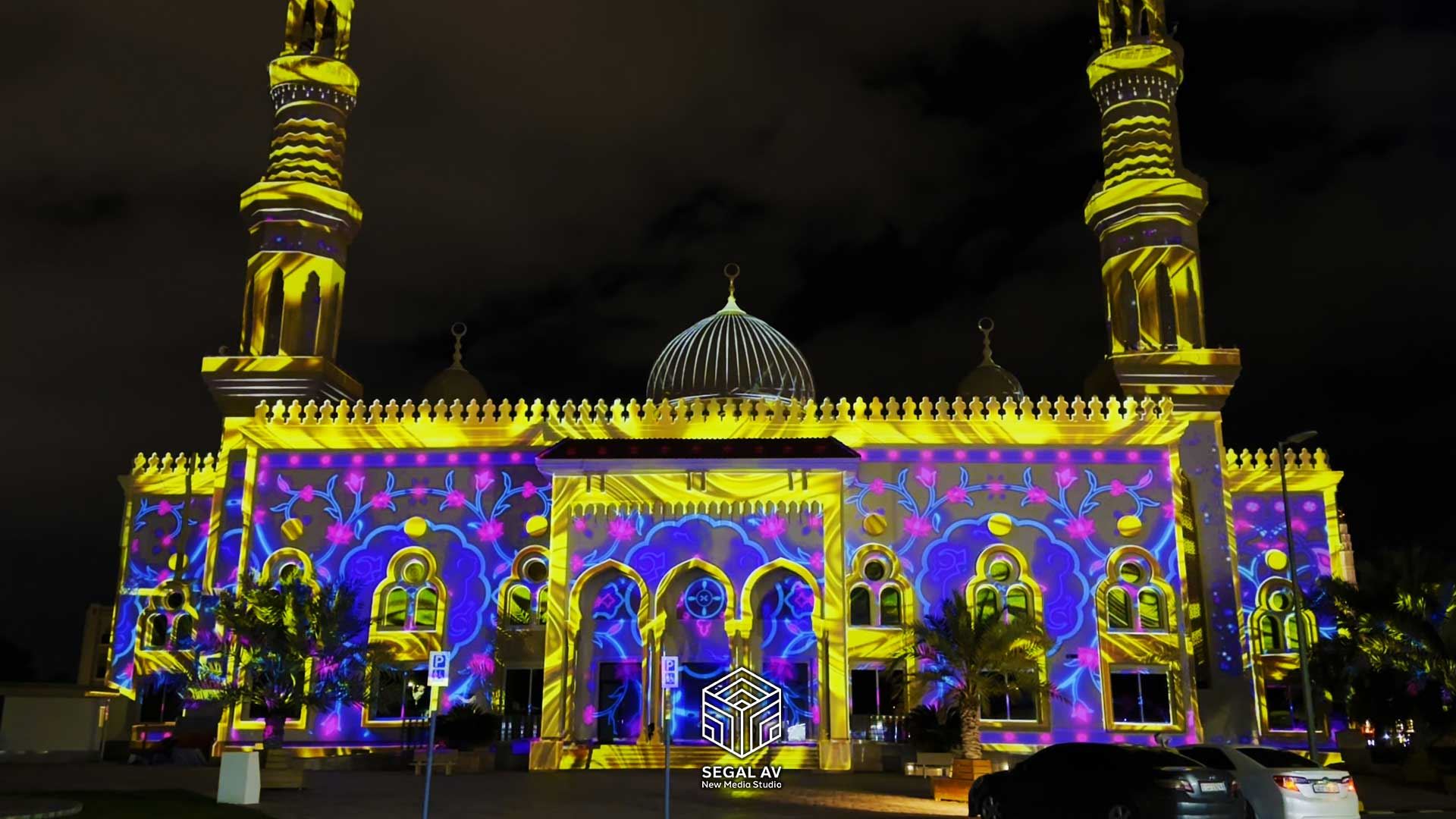 Mosque of Dibba in Sharjah Festival of Light 2024