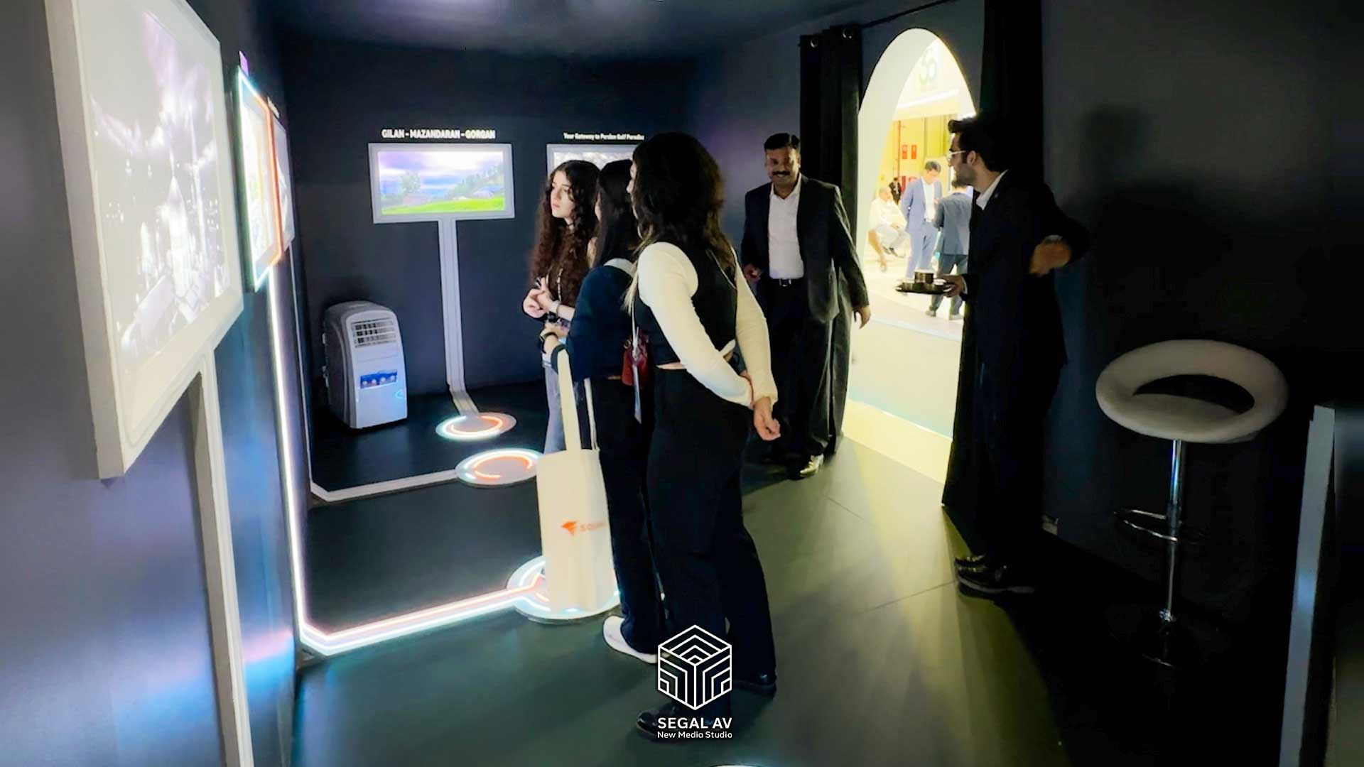Interactive stand at GITEX exhibition in Dubai 2023 
