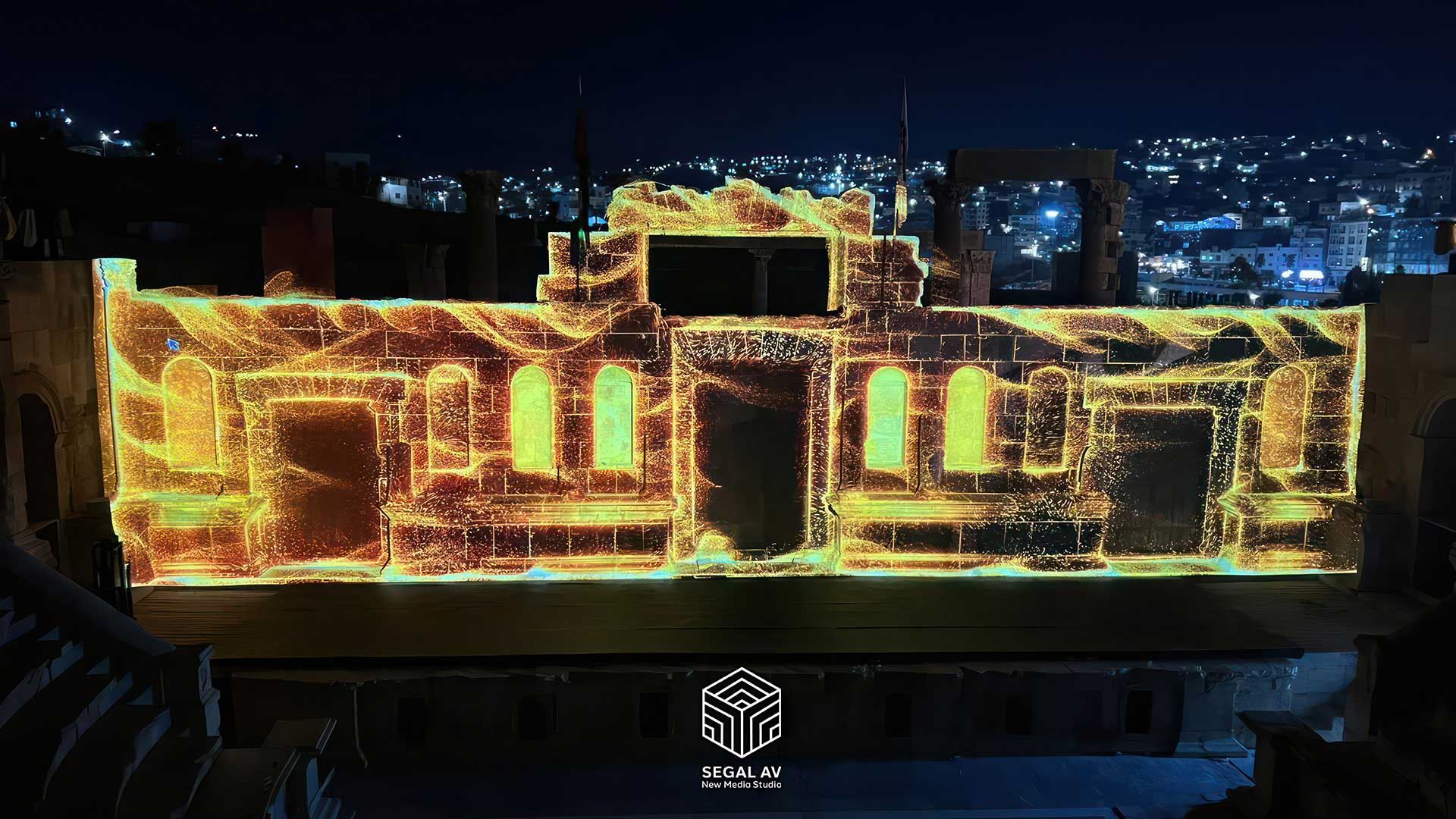 Jerash Festival of Culture and Arts Projection Mapping Show _ Jerash, Jordan 2025