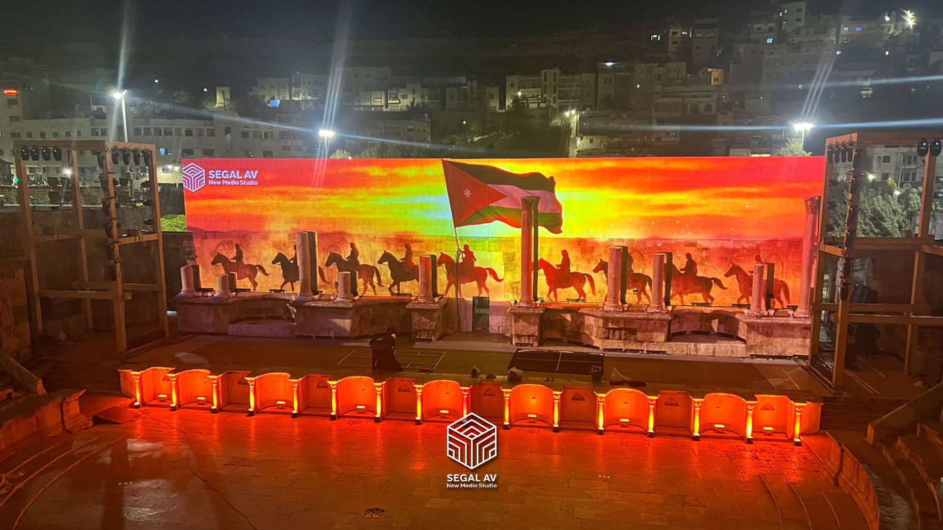 Architectural Projection Mapping for Jordan National Celebration