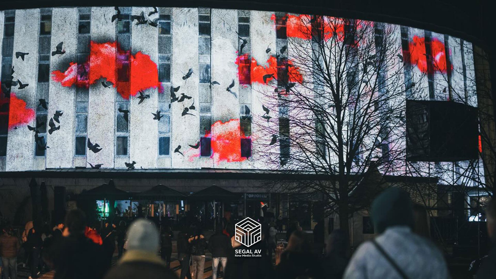 Projection Mapping Performance at PORT▲L Light Festival Bulgaria 2026