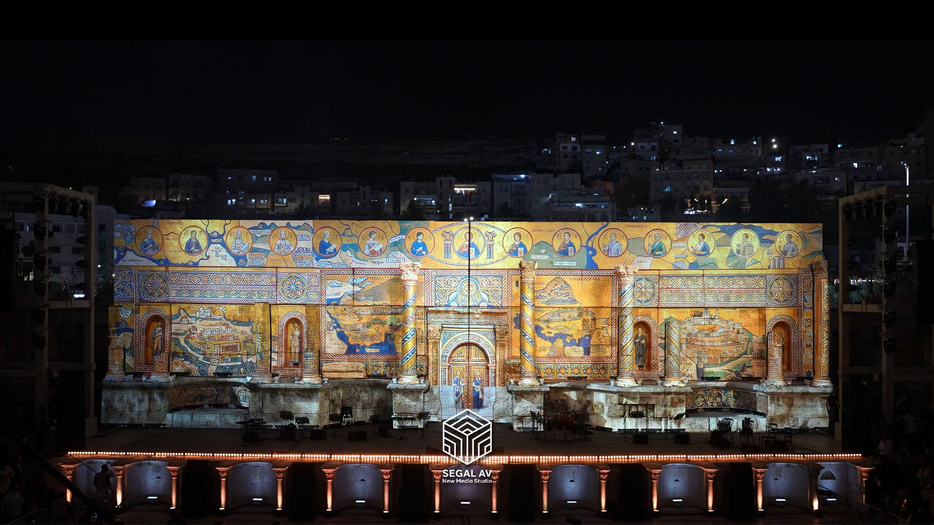 Monumental Projection Mapping Concept by Segal AV