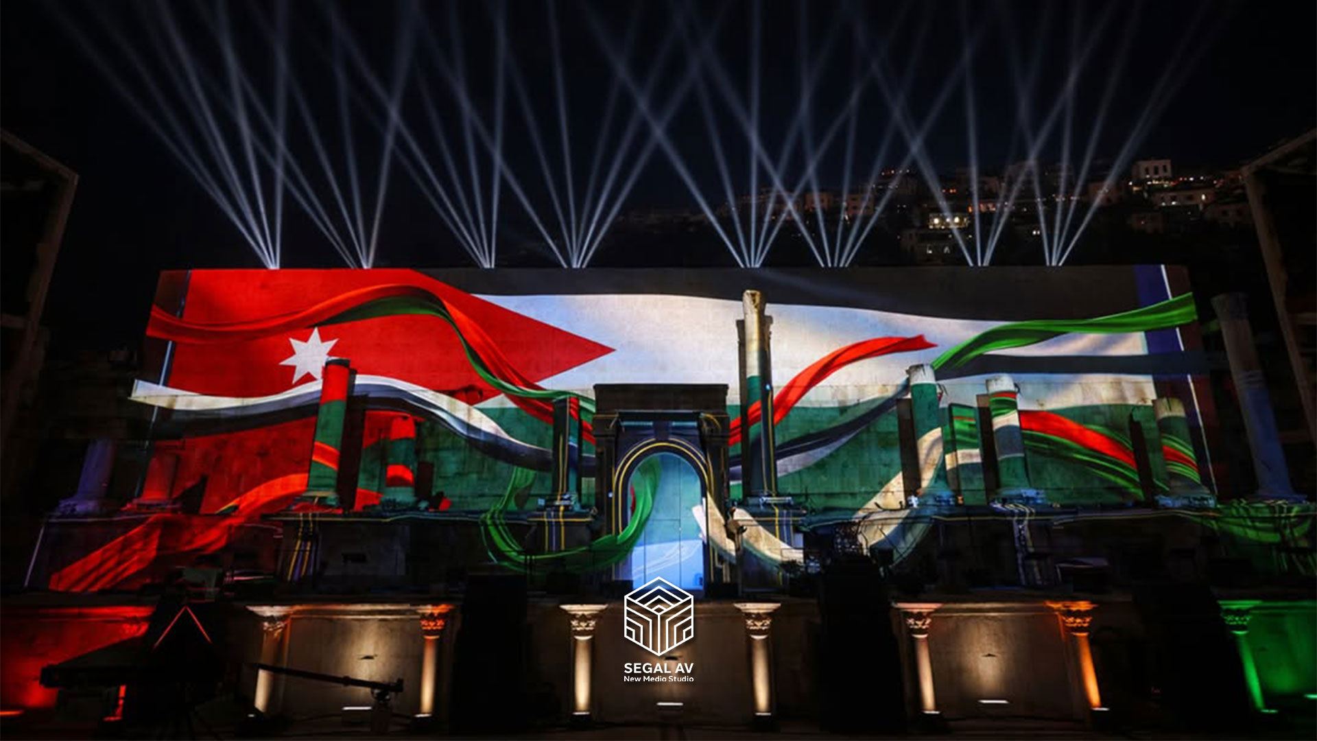 Jordan Flag Day Ceremony 2026 Projection Mapping show