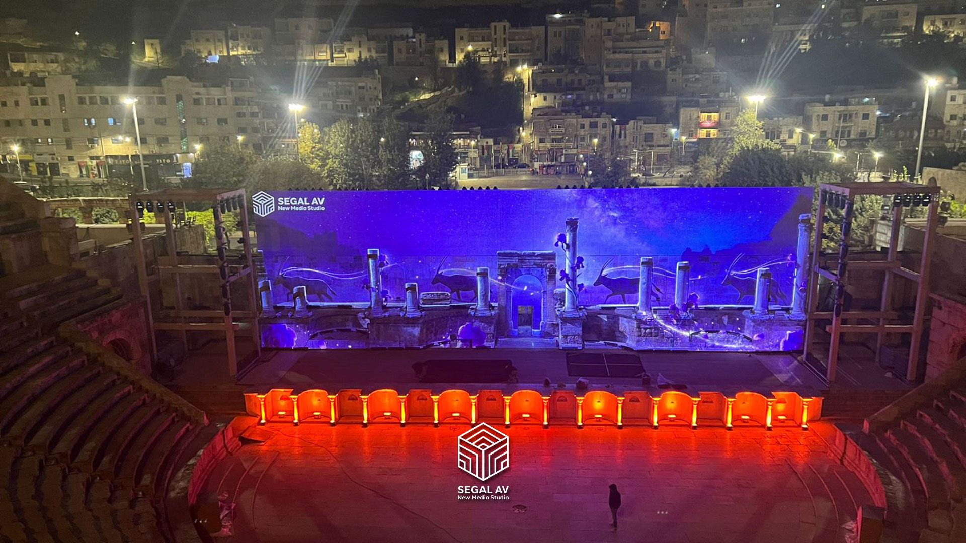 Historic Façade Projection Mapping in Amman